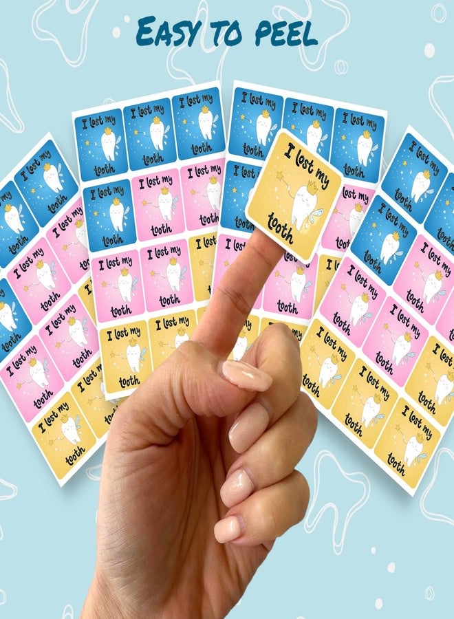 Joyful Artistry I Lost a Tooth Stickers for Kids School - 120 Tooth Fairy Stickers for Kids, Dental Stickers, Classroom Must Haves - Image 3
